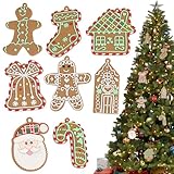 Photo Gallery toyhood 16 pezzi ciondolo albero di natale in legno con corda, ciondolo casetta di neve natale per albero di natale, artigianato in legno per decorazioni natalizie fai da te per la casa (multi-d) Photo Gallery toyhood 16 pezzi ciondolo albero di natale in legno con corda, ciondolo casetta di neve natale per albero di natale, artigianato in legno per decorazioni natalizie fai da te per la casa (multi-d)