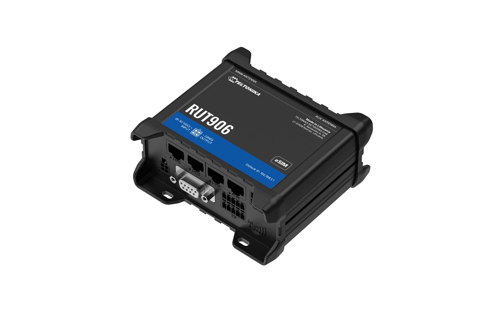 Router 4G LTE con WiFi Integrato | Gateway di Rete Professionale, Connettività Cellulare CAT4, Firewall Avanzato, Uso Aziendale e Industriale