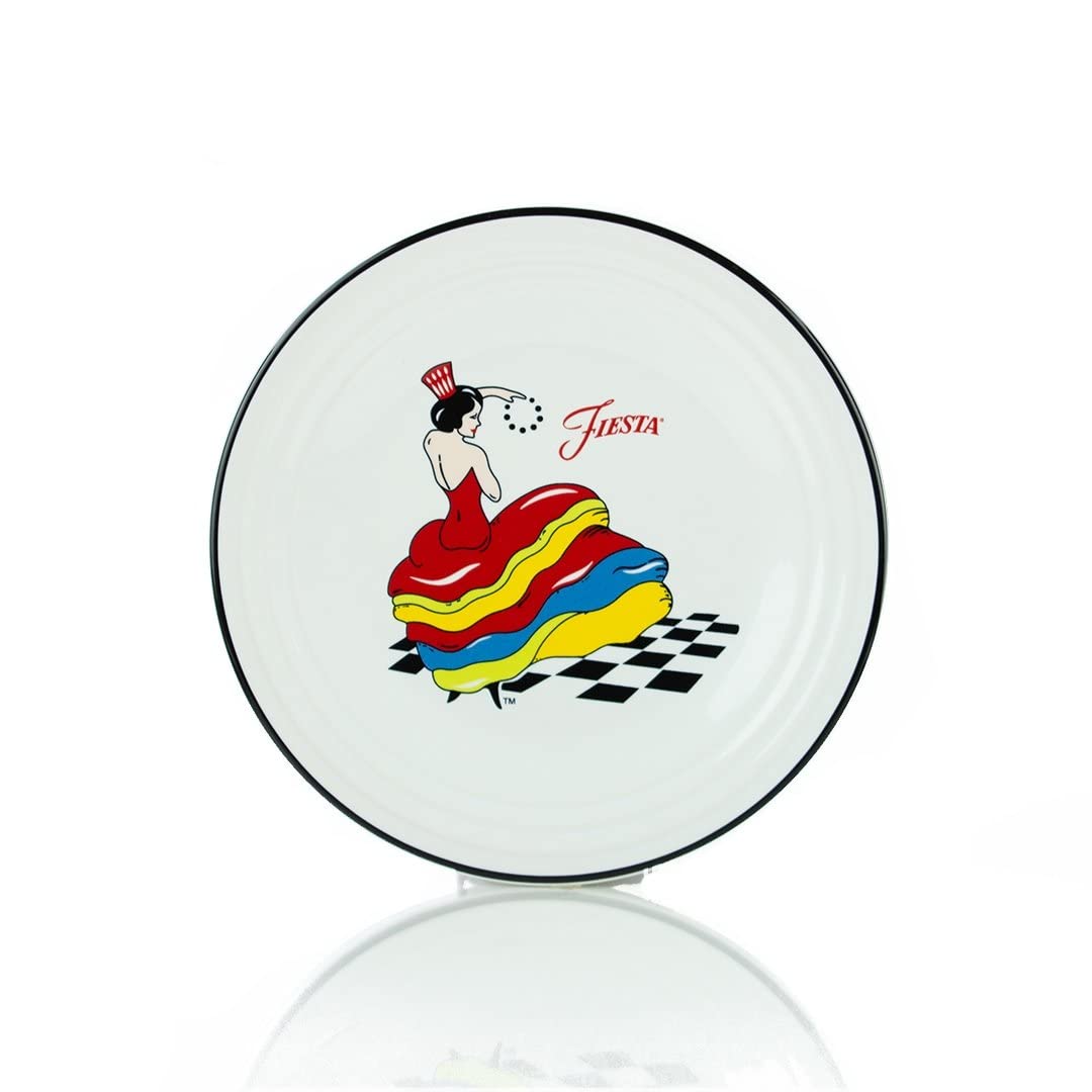 Assiette Fiesta Luncheon Plate Dancing Lady de 23cm pour collection