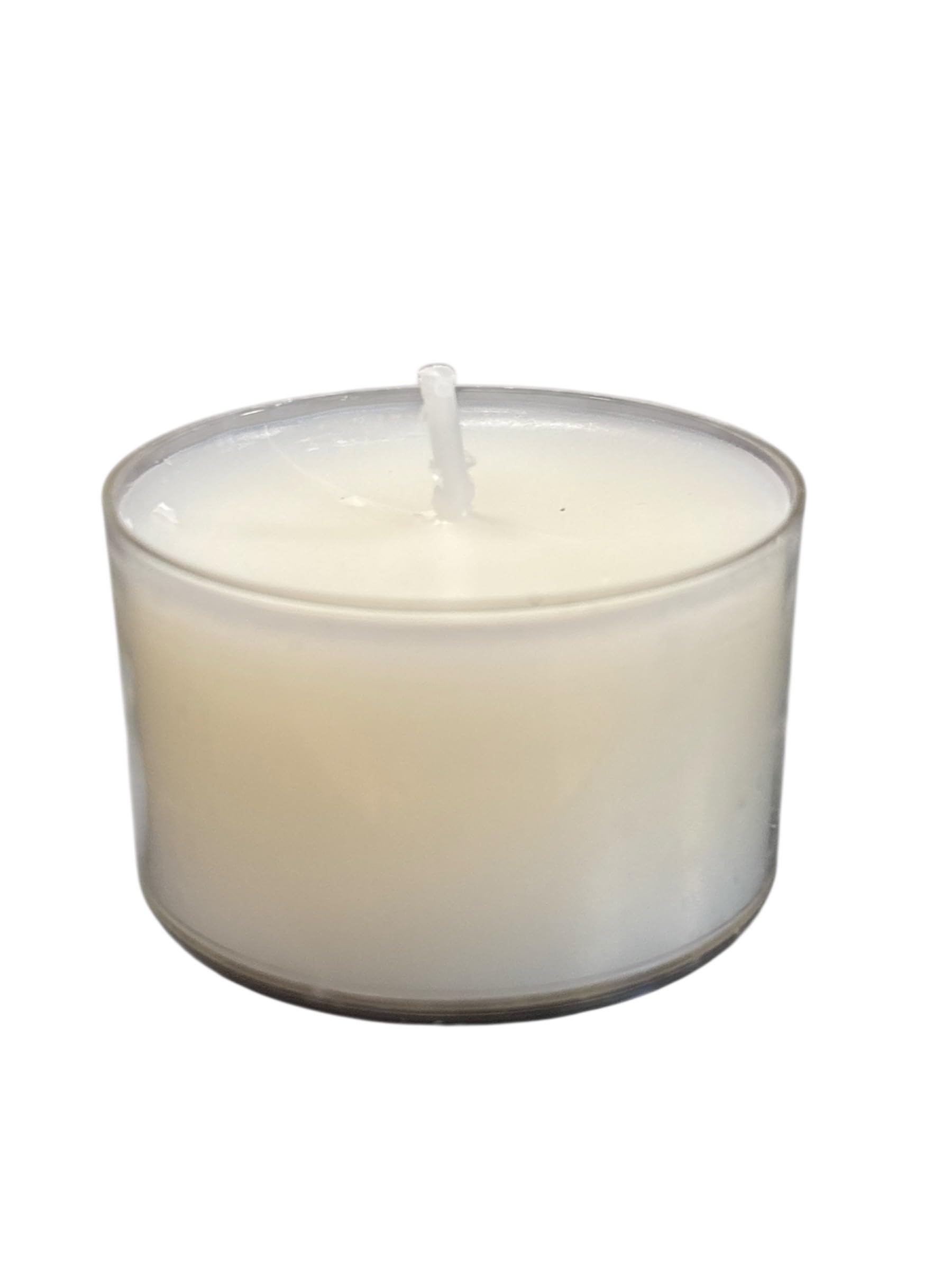 Stonebriar Bulk 96 Pack Unscented Smokeless Long Burning Clear Cup Tea Light Candles with 8 Hour Extended Burn Time, White