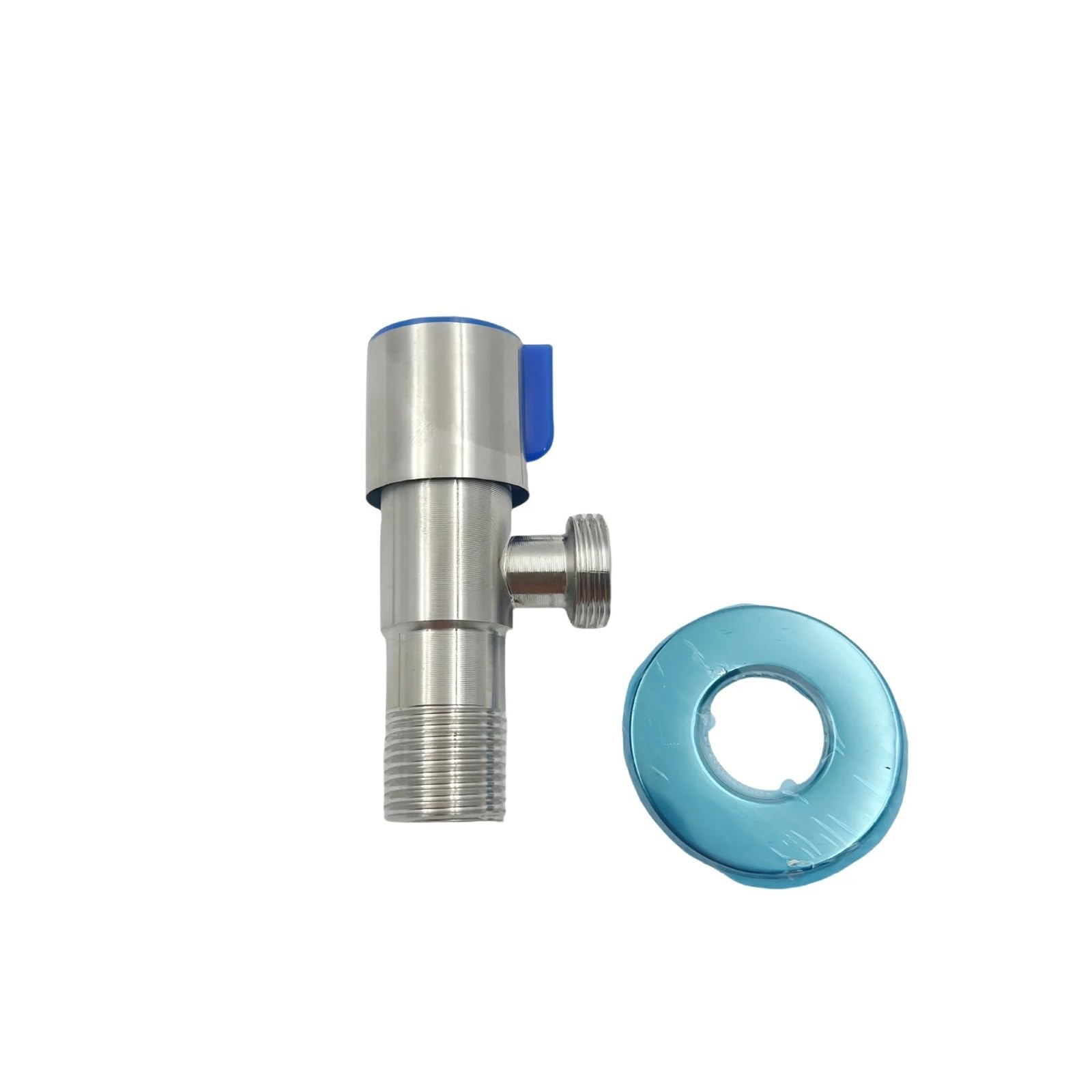 Lcvzxcfkx Blue Bathroom Basin Sink Faucets Taps Angle Stop Valve(Blue)