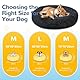 LUOJINYI Hundebett Flauschig, Hundekissen Rund Haustierbett Donut Katzenbett Waschbar mit rutschfestem Boden für große, mittelgroße & kleine Hunde, 60 cm, Marineblau