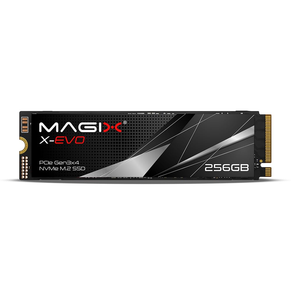 Magix 256GB M.2 PCIe X-EVO SSD - Read/Write speeds up to 2500
