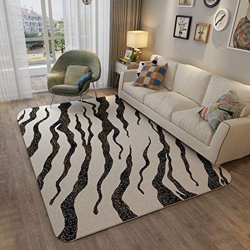 Tapis de maison abstrait et minimaliste pour un salon scandinave cocooning