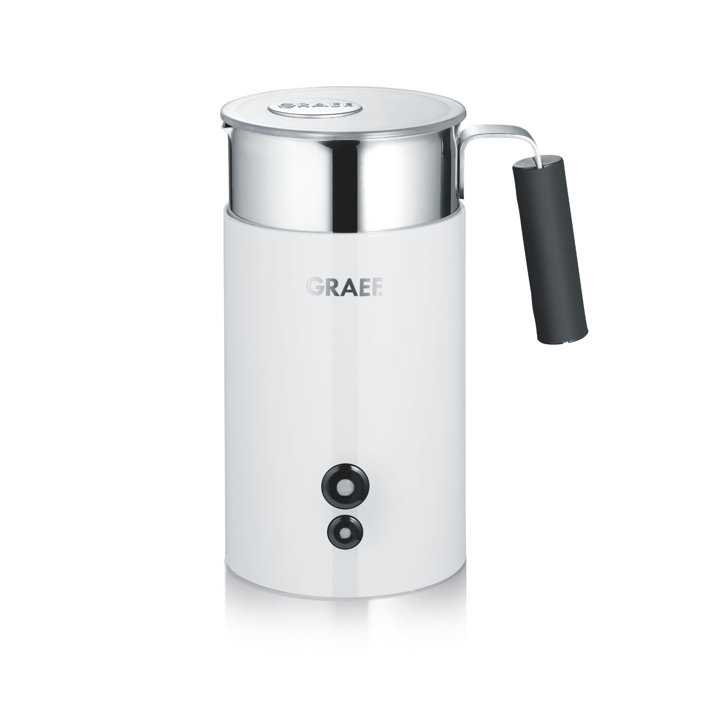 Graef MS701EU spieniacz do mleka, 200 ml, biały/stal nierdzewna
