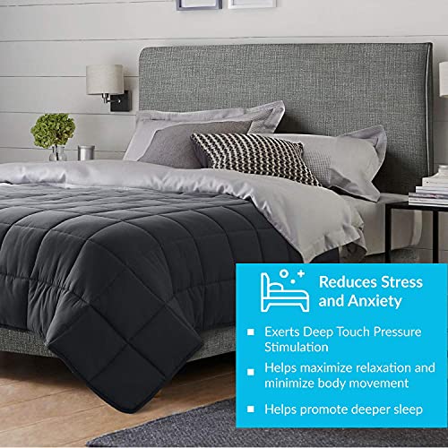 Bedsure Gewichtsdeken, 150 x 200 cm, therapiedeken voor volwassenen, ca. 7 kg verzwaarde deken gewichtsdekbed, voor… - Image 6