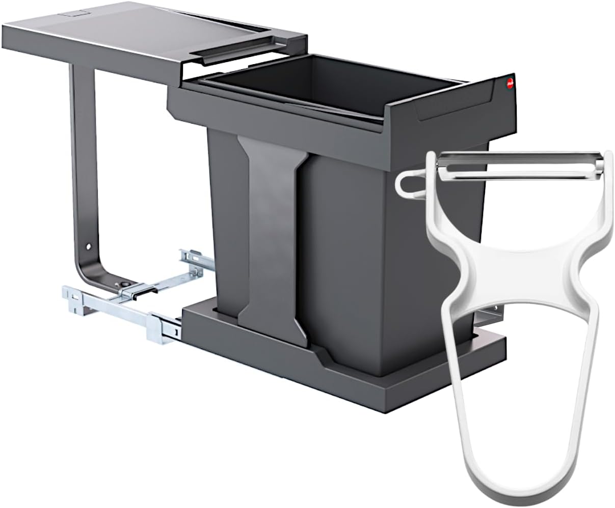 Hailo Built-in waste bin MS Swing 30.1/20 For hinged door cabinets from 300 mm width