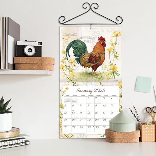Langproudrooster2025wallcalendar25991001936  Urban Country Home Decor Lang proud rooster 2025 wall calendar 25991001936  urban country home decor