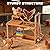 Chicken Perch with Swing, Chicken Roosting Bars, Wood Toy for 3-4 Birds, Hen Ladder & Activity Play, Chickens for Coop with Multiple Perches & Feeder, Suitable for Backyard Farm