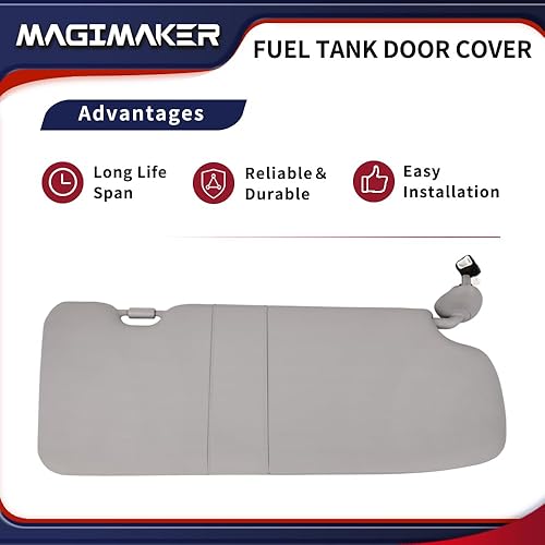 Miniatura 4 de Magimaker Visera solar iluminada para el lado izquierdo del conductor con espejo de maquillaje 83280-TLA-A62 83280-TLY-H11ZB compatible con Honda