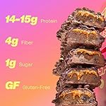 Misfits Protein Bar Variety Pack | Nutrition Bars - 14-15g Protein, 1g Sugar, Plant-based, Low Carb, Non-GMO, Gluten Free Snacks | Pack of 12, Multiple Flavors - Image 2