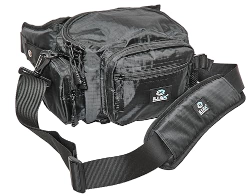 Sac banane de pêche Illex Hip Bag Black Noir pour ranger vos leurres