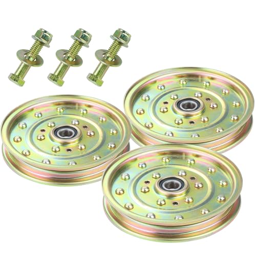 NIDAIFEI 3Pcs 1-633109 Idler Pulley for eXmark Lazer Z 60, Toro Z Master 60 by NIDAIFEI - Used condition - US$27.04