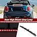 INFINAUTO LED Third Brake Light for Mini Cooper R52 Convertible 2005-2008 63256961016 63256961015 Black 3rd High Mounted Stop Lamp 63-25-6-961-016 Rear Center High Level Brake Light