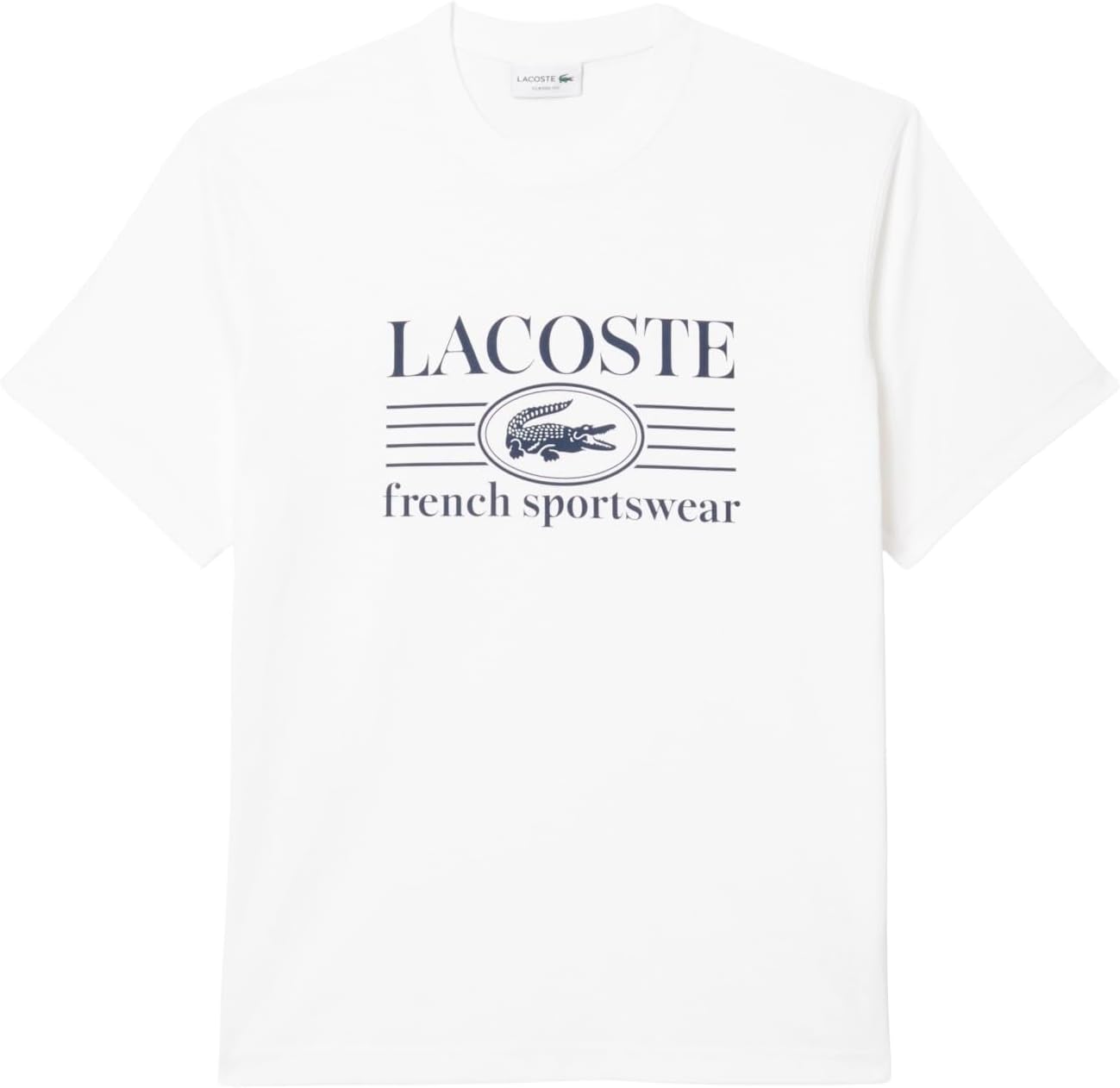 Lacoste Mens Classic Fit Cotton Print T-Shirt - Image 5