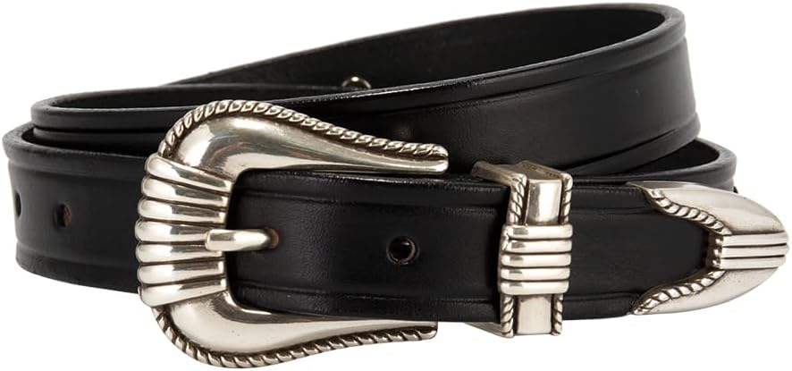 Tory Leather] トリーレザー ベルト レザー シルバー ビッツ バックル