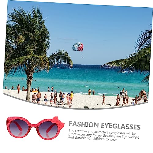 Amosfun 3 Pares De Óculos De Sol Infantis Com Laço De Tinta Para Meninas Óculos De Sol Para Crianças