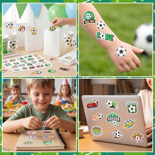 500 PCS Soccer Stickers 20 Styles Sticker for Boys Girls — view 5