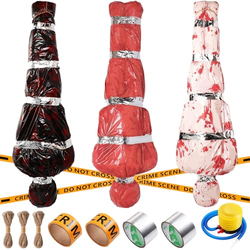 MiniInflat 3 Set Halloween Decorations Outdoor 5 ft Creepy Prop