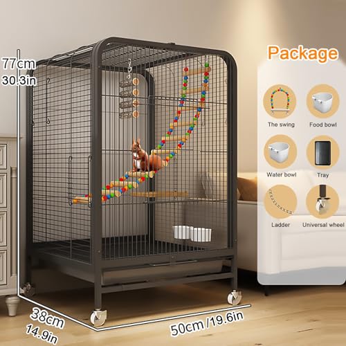 Cage furet écureuil chinchilla métal robuste multi portes - 2