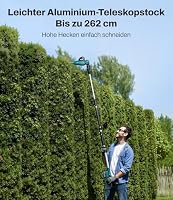 KIESBOHR Akku Teleskop-Heckenschere CSL401 kompatibel mit Makita 18V-Akku – Ansicht 4