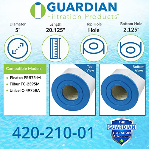 Guardian Pool Spa Filter Replacement For: C-4975, C4975, Prb75, Fc-2395 Rainbow Rtl-75 #TOP1