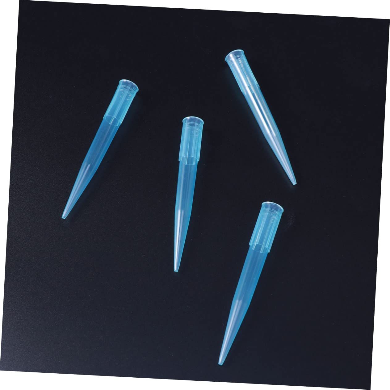 Ciieeo 500pcs Plastic Pipettor Tip Smooth Nozzle for Accurate Liquid Transfer for Laboratory Analysis Reusable and Flexible Design for Enhanced Sealing