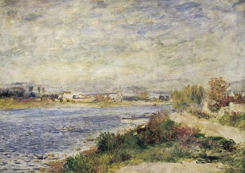Tableau d'art abstrait La Seine à Argenteuil Renoir toile premium