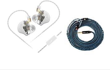 CCA CRA Wired Earbuds with Mic and 2M Length Long Earphone Cable