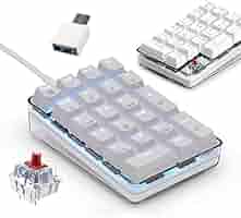カスタムキーボード パッド 21キー ワイヤレス フルアルミ テンキー 51TSuYscrJL._AC_UL210_SR210,