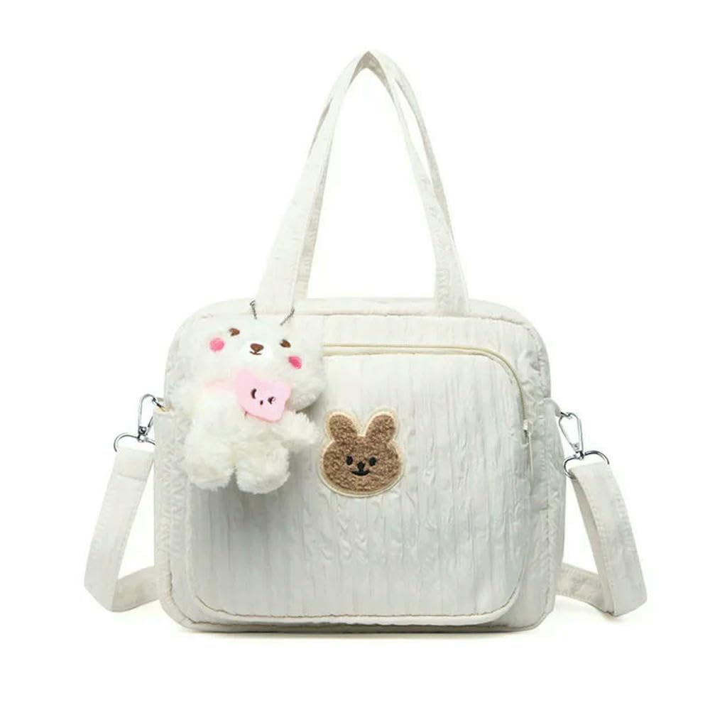 JJDFW Borsa per pannolini per maternità borsa per mamma portatile multifunzione grande capacità trapuntata mamma borsa da viaggio per bottiglie