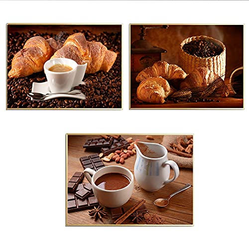 Affiches calligraphie KEBIA café peinture sur toile de qualité supérieure 20x30 cm