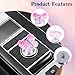 COGEEK Push to Start Button Cover, 0.6'' Base Butterfly Engine Start Stop Button Decoration Sticker 3D Cute Car Interior Accessories for Women Girl - 4PCS