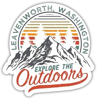 R and R Imports Leavenworth Washington Souvenir 4-Inch Vinyl Decal Sticker Xplore Design