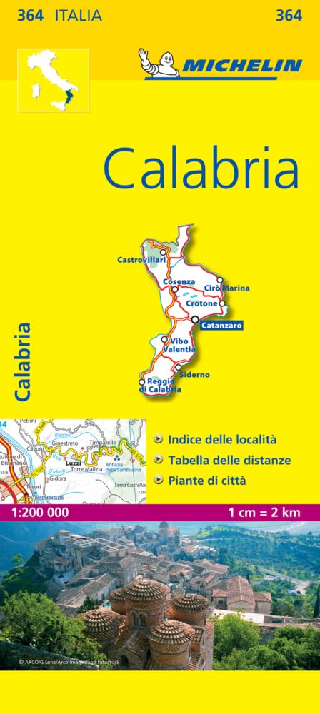 Calabria - Michelin Local Map 364: Map (Michelin Local Maps)