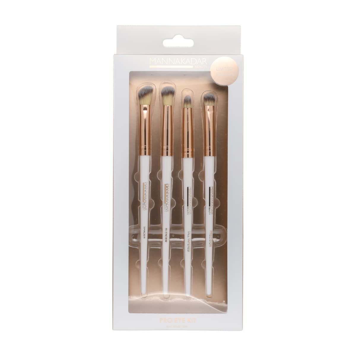Manna KadarPro Eye Kit Brush Set, 4 Count
