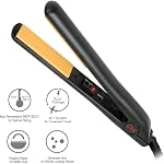 CHI Tourmaline Céramique Series Fer plat, lissage des cheveux pour cheveux soyeux, lisse, 392°F Température maximale, 1" Fer