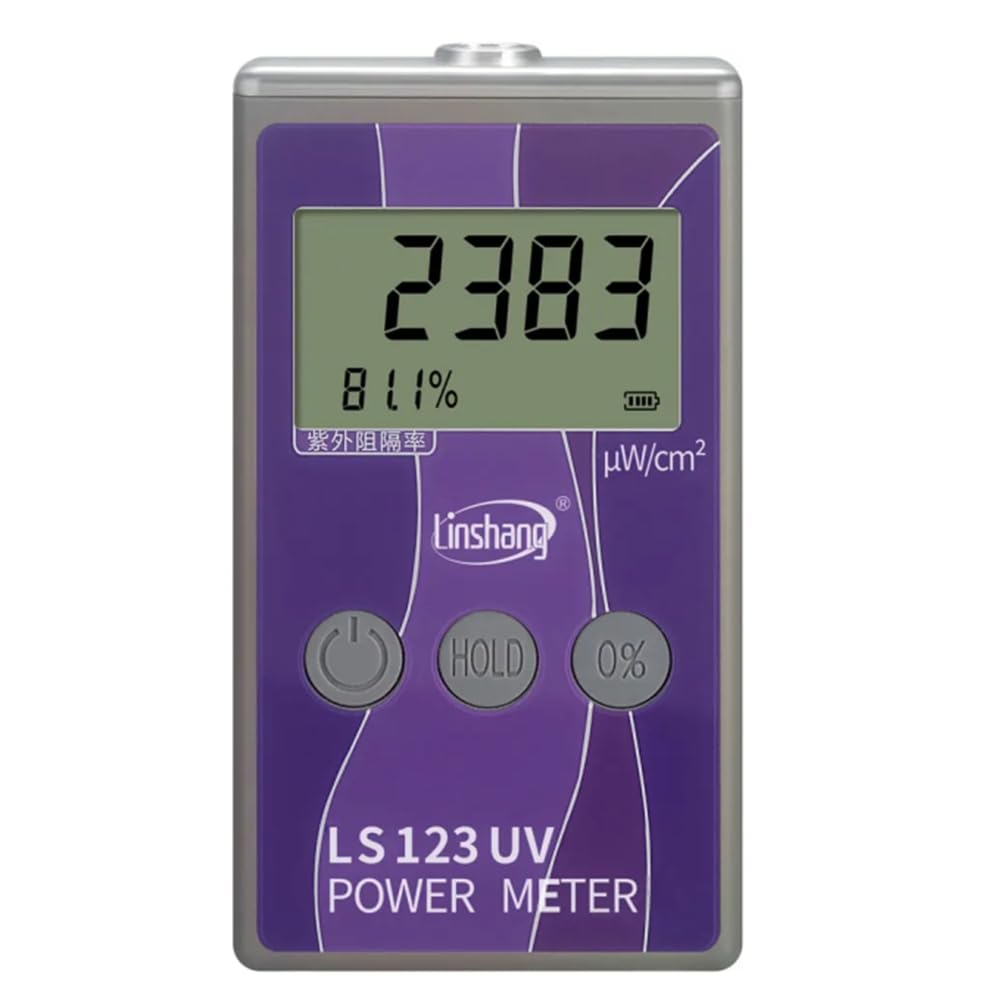 SHABD Medidor UV Portátil LS123 Mide la Radiación Ultravioleta Intensidad de Potencia Radiancia Densidad Tasa de Rechazo