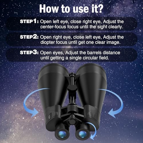 Binoculars for Stargazing 20x80