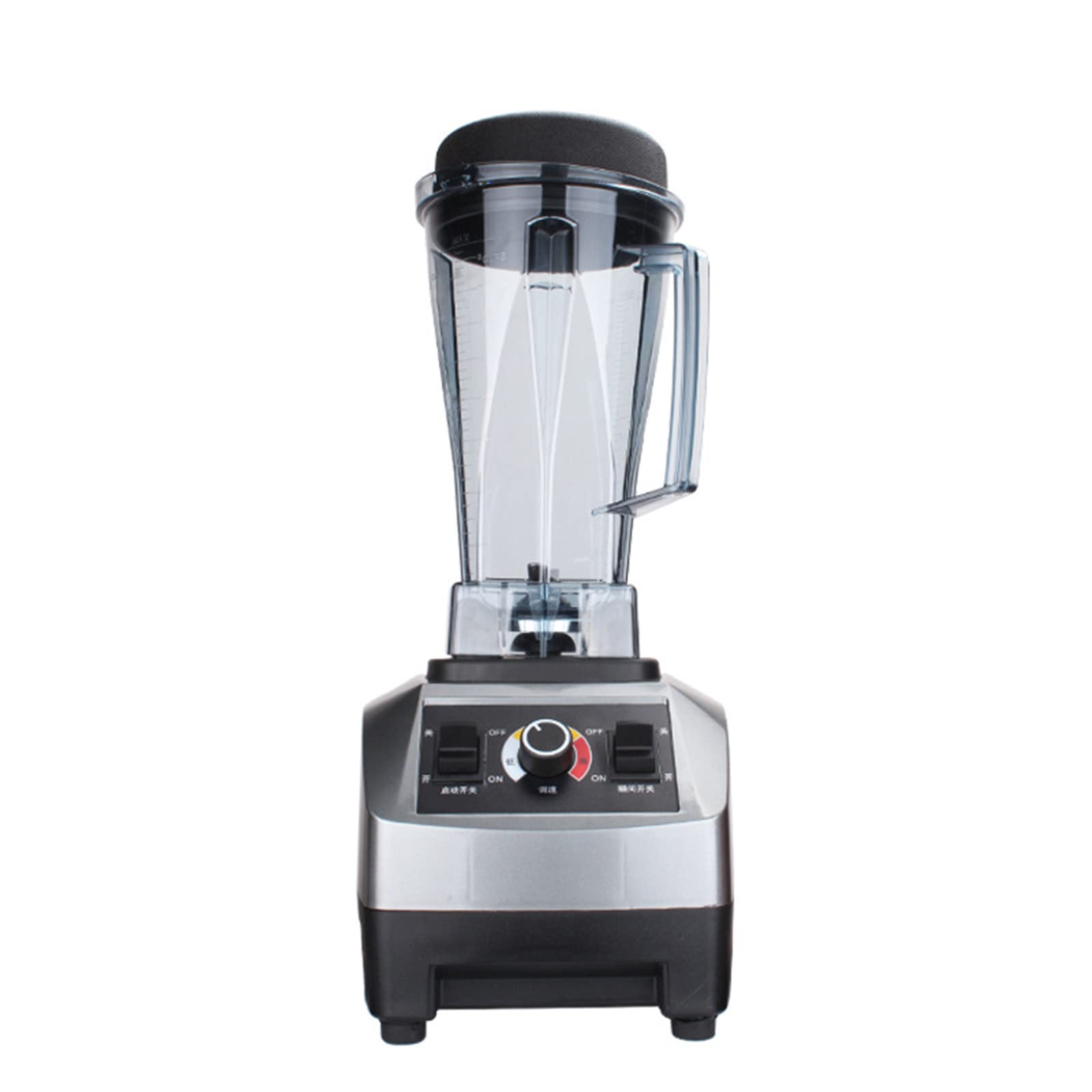 Batidora Profesional Licuadora 1400 W, 2 litros, Plástico, con Barra de Agitación, 7 Velocidades, 8 Cuchillas de Acero, Licuadora para Verduras y Frutas, Tritan Container sin BPA Gray