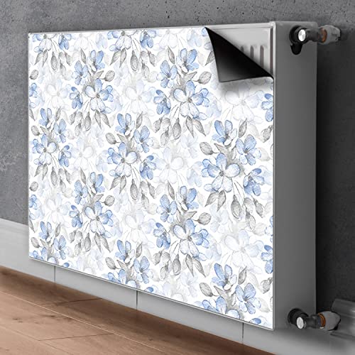 Cache radiateur bleu magnétique 90x60cm solution radiateur jauni - 3