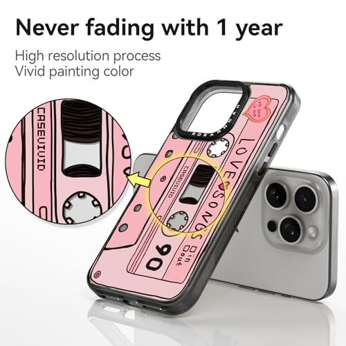 Coque iPhone 14 antichoc 2m durable Rosarnnah esthétique noire - 4