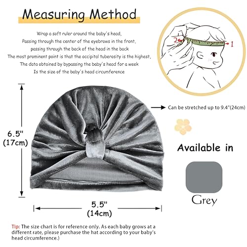 Image of ANNACREATIONS Premium Soft Bow Head Wrap Super Stretchable Headband Hair Accessories For Baby Girls