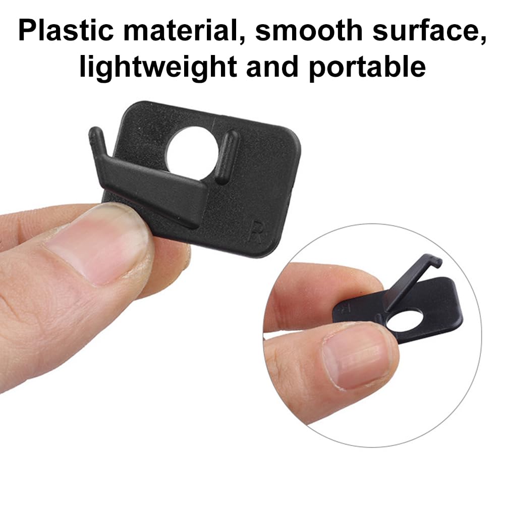 Repose-flèche en Plastique, Tir à L'arc Repos Flèche, Repose-flèche Tir à L'arc, Support d'arc Classique avec Plastique, Auto Adhésif Repose Flèche, Classique Accessoires de Chasse à Droite, 6 Pièces