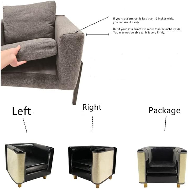 review Cat Scratch Couch Sofa Protector with Natural Sisal for Protecting Furniture Couch Chair Sofa cat pet Gift