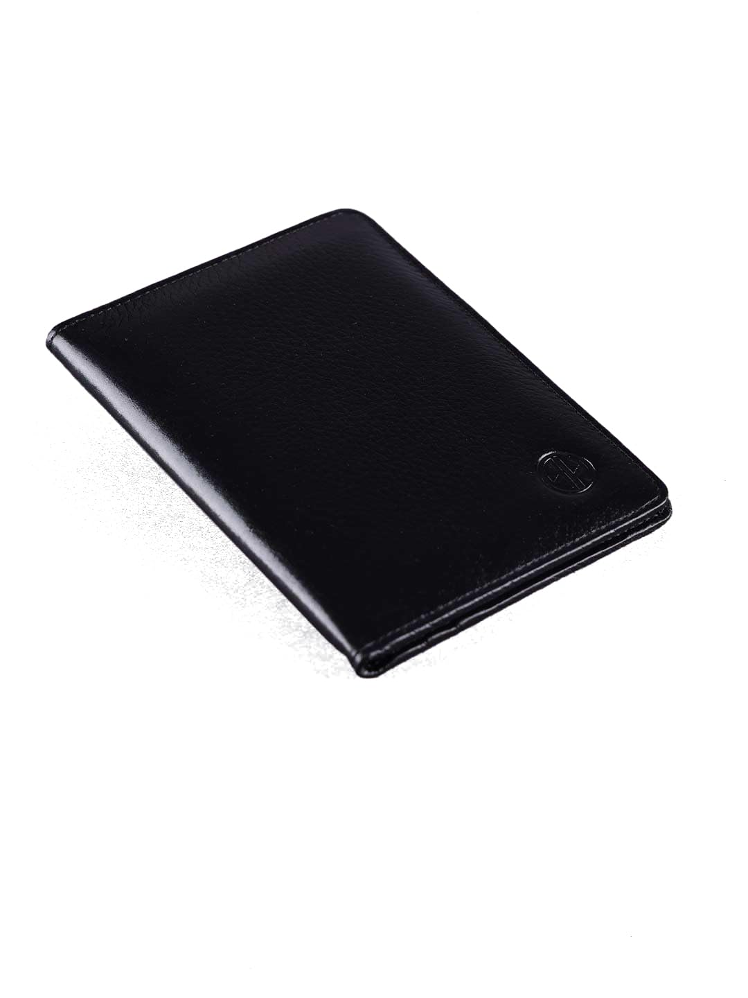 TBH Travel-Friendly Passport Document Holder - Handcrafted Genuine Leather Cover and Holder for Women and Men - Sleek Black Design