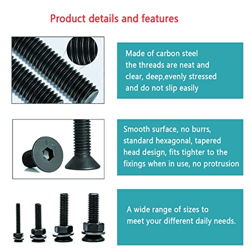 747 Pcs Nuts And Bolts Assorted Set(M3/M4/M5) - Image 4