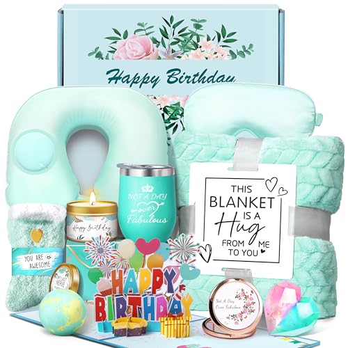 Birthday Gifts for Women Birthday Gifts Ideas Womens Gift for Birthday Box for Women Happy Birthday Gifts Basket for Friends Female Sister Coworker Her Wife Girlfriend