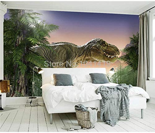Papier peint relief stéréo dinosaure fresque créative 350x245 - 4