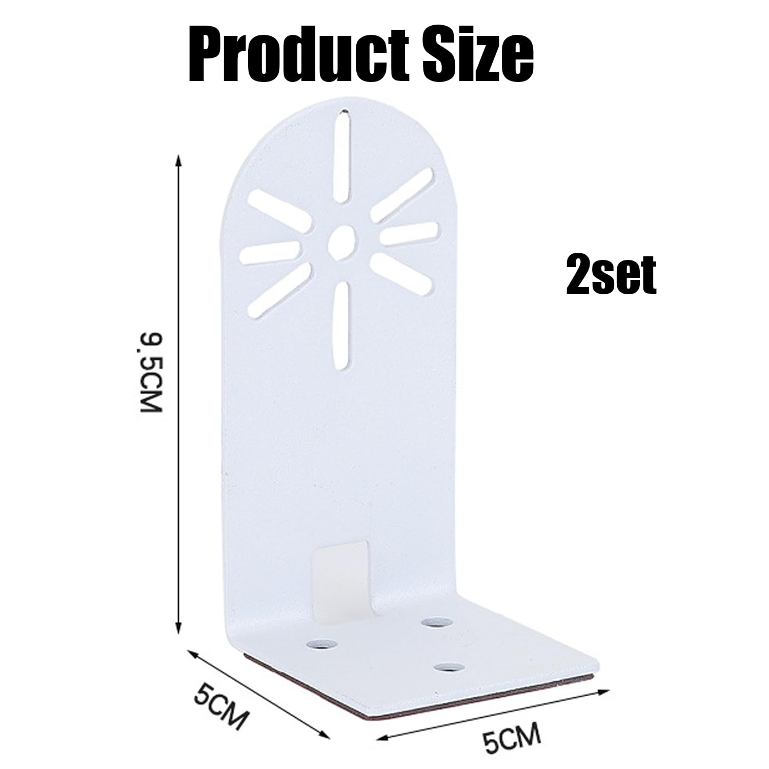2pcs Soporte Camara vigilancia tapo Montaje Pared Universal para cámara de Techo en Forma L Cámara Metálico Accesorios Cámara Vigilancia Sistema Seguridad